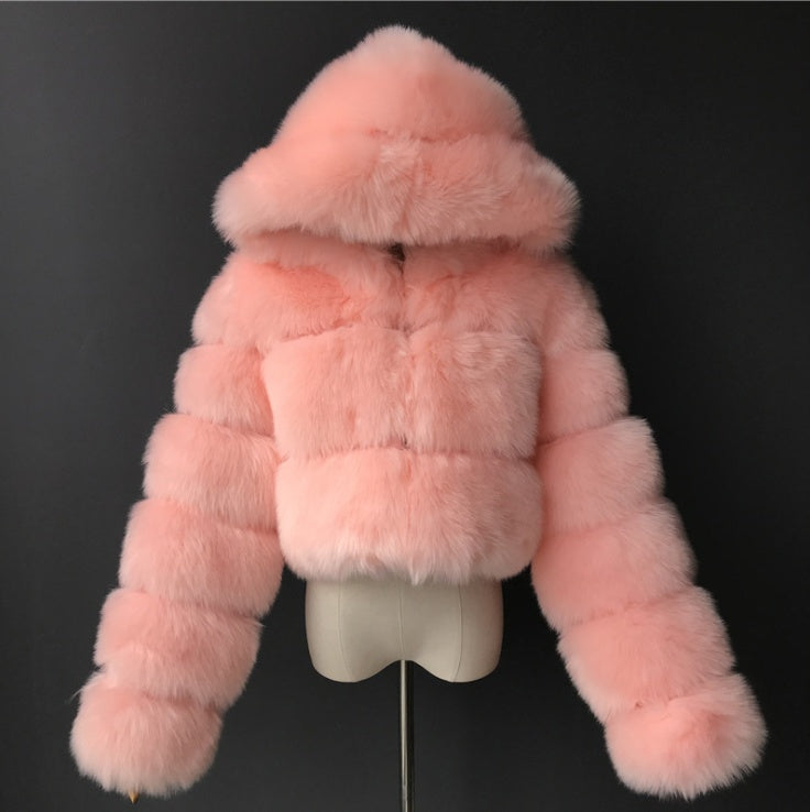 Neuer Winter Faux Pelzmantel für Frauen