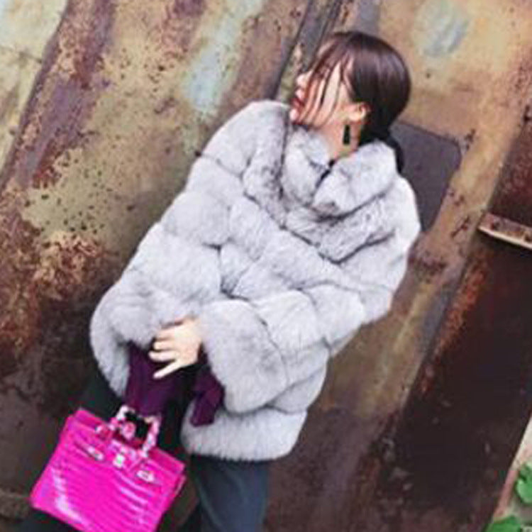 Winter Women's Luxury Thick Long Fur Coat