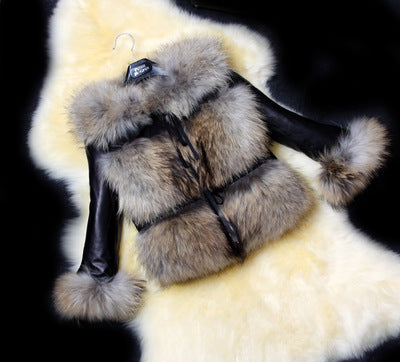 Faux fur coat