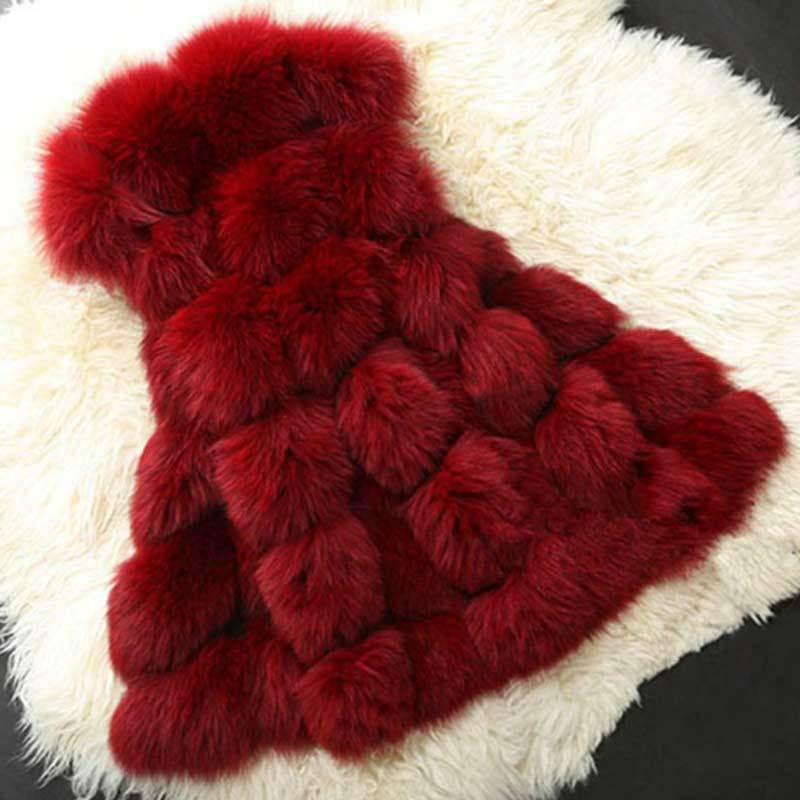 Faux fur vest