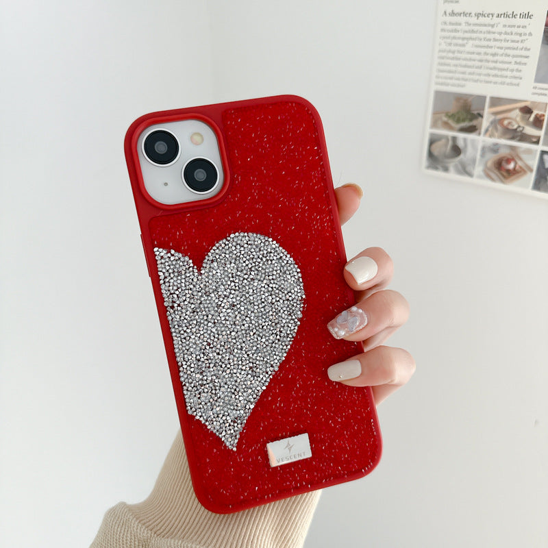 Star Diamond Luxury Phone Case Love Heart