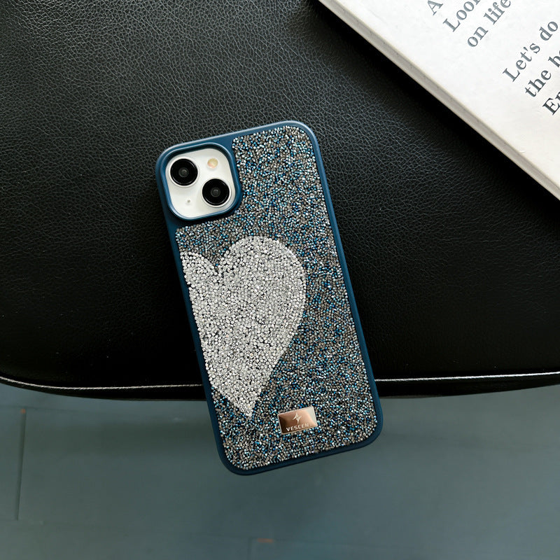 Star Diamond Luxury Phone Case Love Heart