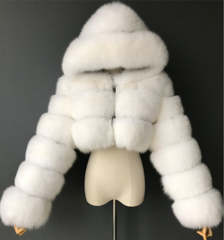 Neuer Winter Faux Pelzmantel für Frauen