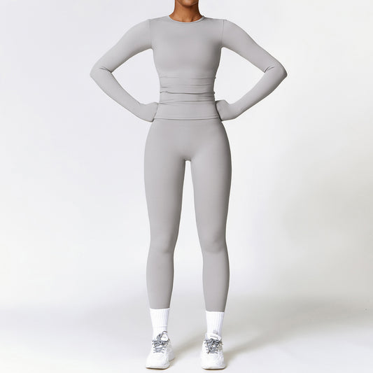 Tight-fitting Brushed Yoga Suit Quick-drying Fitness Clothes