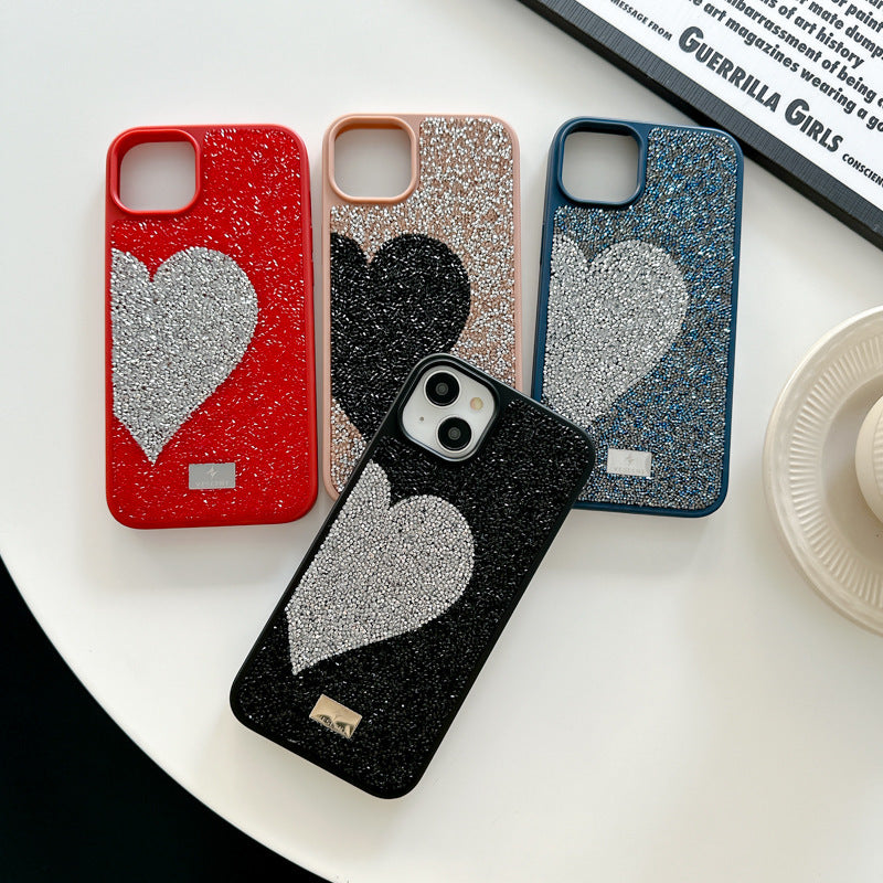 Star Diamond Luxury Phone Case Love Heart