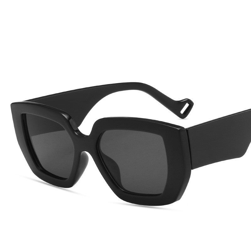 Seite Sonnenbrille Persönlichkeit Polygon Kontrast Sonnenbrille Retro Sonnenbrille