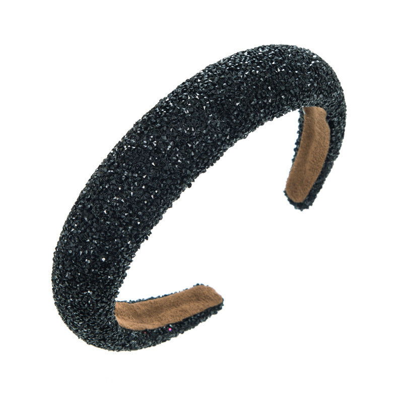 Affordable Luxury Fashion Full Diamond Pearl Headband