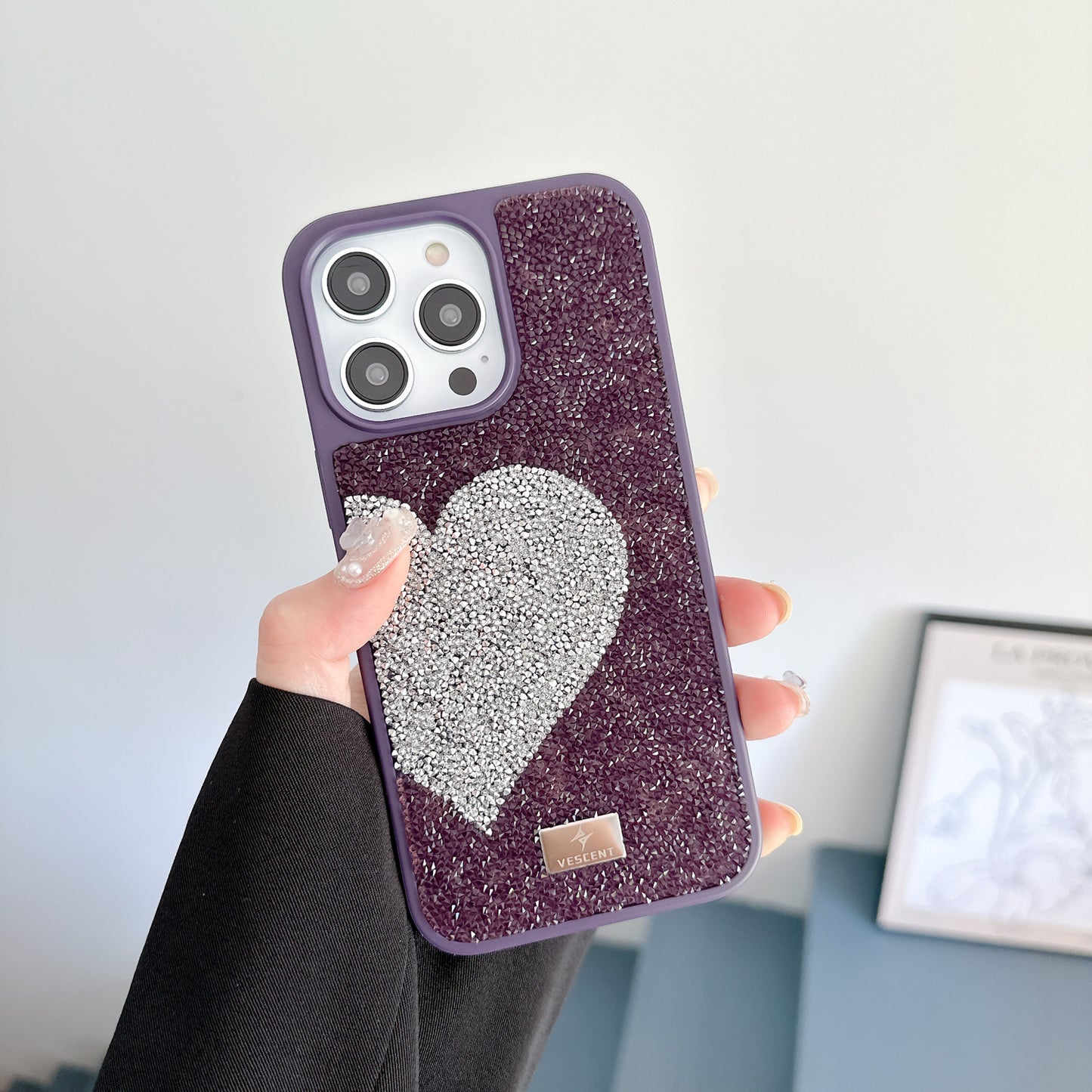 Star Diamond Luxury Phone Case Love Heart